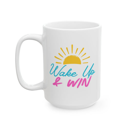 Wake Up & Win Coffee Mug