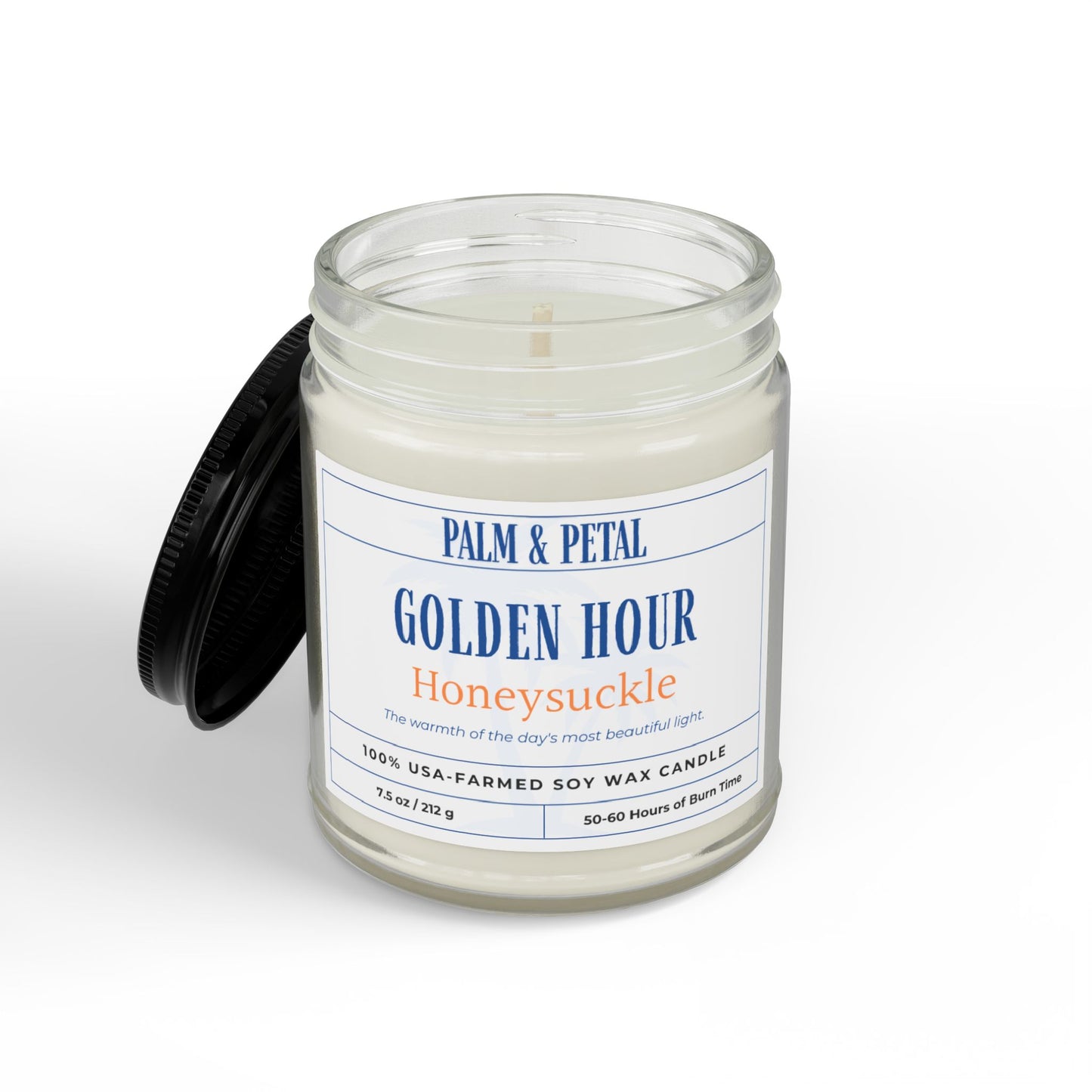 Golden Hour Honeysuckle Soy Candle