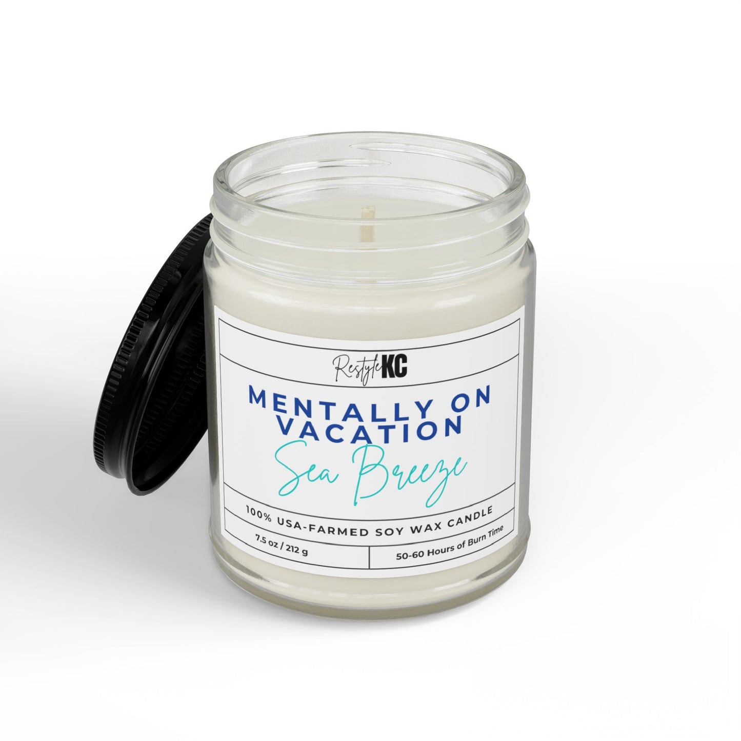 Mentally On Vacation Sea Breeze Soy Candle