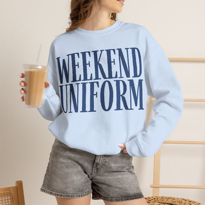 Weekend Uniform Crewneck Fleece Sweatshirt