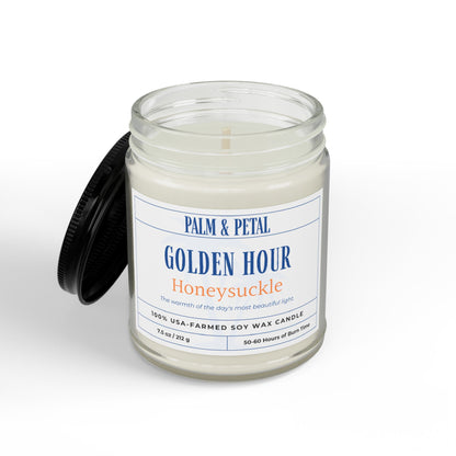 Golden Hour Honeysuckle Soy Candle