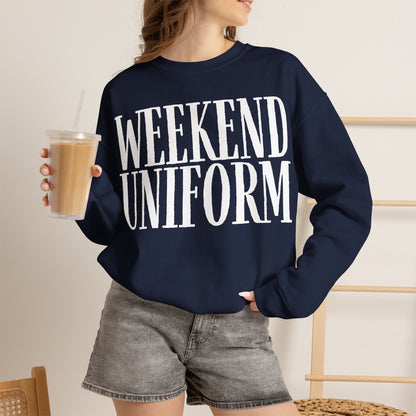 Weekend Uniform Crewneck Fleece Sweatshirt
