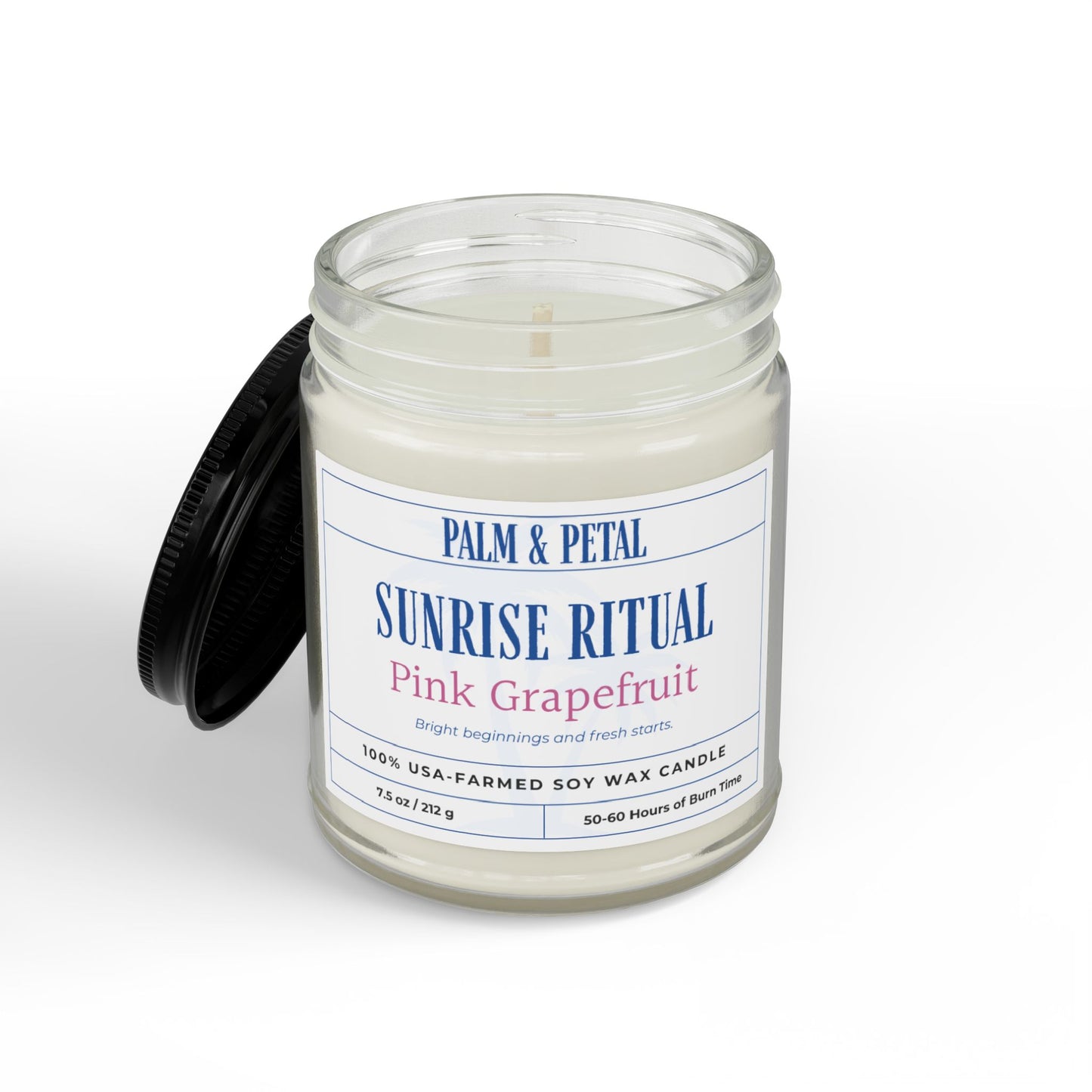 Sunrise Ritual Pink Grapefruit Soy Candle
