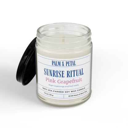 Sunrise Ritual Pink Grapefruit Soy Candle