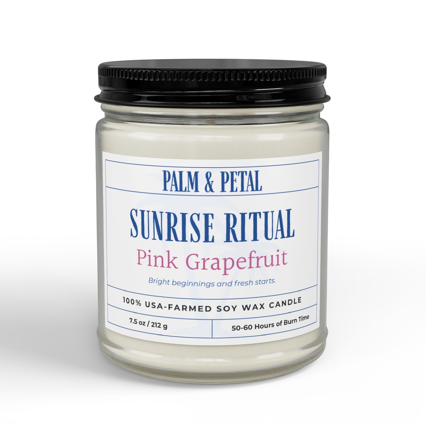 Sunrise Ritual Pink Grapefruit Soy Candle