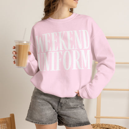 Weekend Uniform Crewneck Fleece Sweatshirt